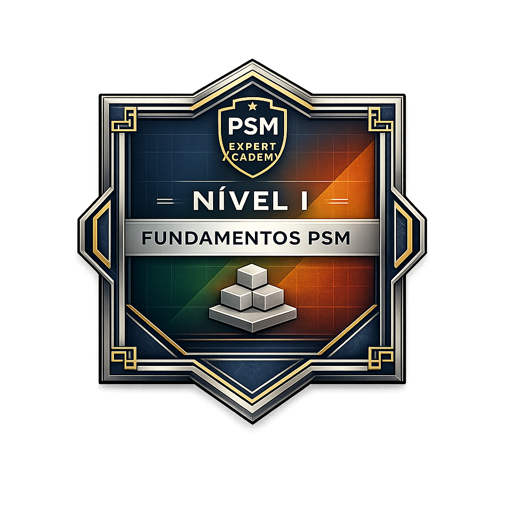Badge Nível I, Fundamentos PSM