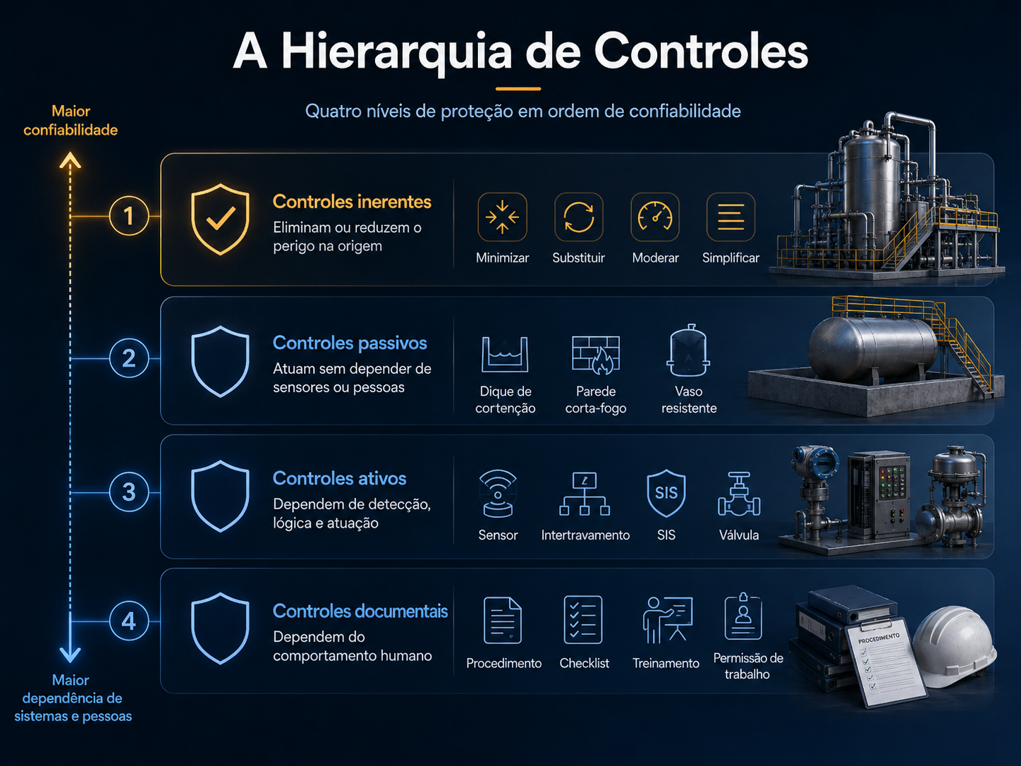 Trade-offs em ISD: eliminar um risco pode criar outro