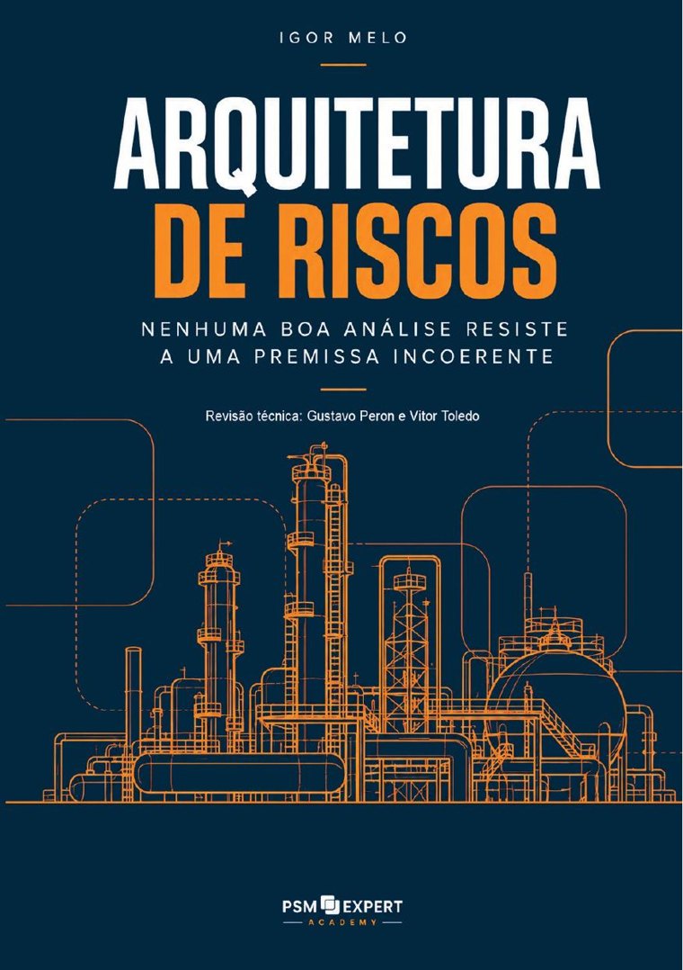 Capa do livro Arquitetura de Riscos, de Igor Melo